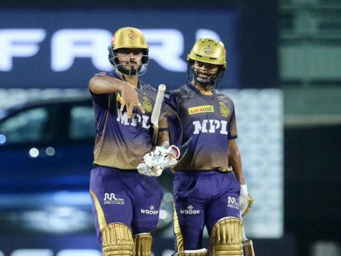 IPL 2021 How a Punjabi song prompted Nitish Rana to develop a new celebration | IPL 2021: नितीश राणाच्या 'त्या' सेलिब्रेशनमागे दडलंय एक खास गाणं; हरभजननं रहस्य उलगडलं!