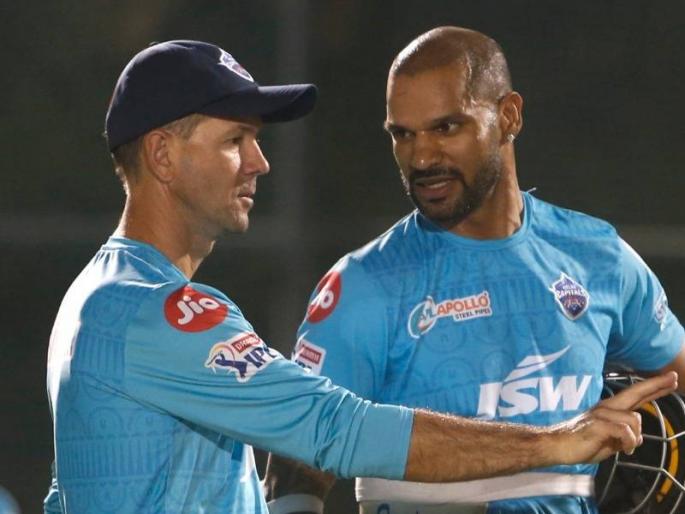 ipl 2021 shikhar dhawan in form after ricky ponting waring him in 2019 | IPL 2021: पाँटिंगने भरल्यावर 'दम', गब्बरच्या बॅटीला आलाय 'रंग'
