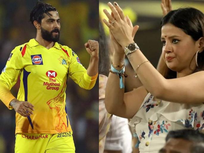 ipl 2021 csk vs rcb ms dhoni wife sakshi dhoni salute ravindra jadeja batting performance | IPL 2021: सर जडेजाच्या तुफान बॅटिंगनं धोनीच्या पत्नीचे डोळे दिपले, म्हणाली...