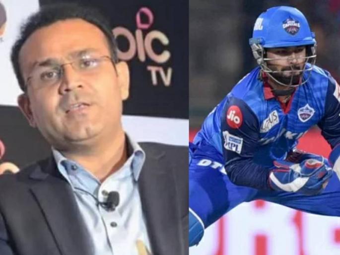 I wont give him even 5 out of 10 Virender Sehwag unimpressed with Rishabh Pant captaincy in DC vs RCB game | IPL 2021, RCB vs DC: रिषभ पंतवर वीरेंद्र सेहवाग संतापला, १० पैकी दिले फक्त ३ गुण!