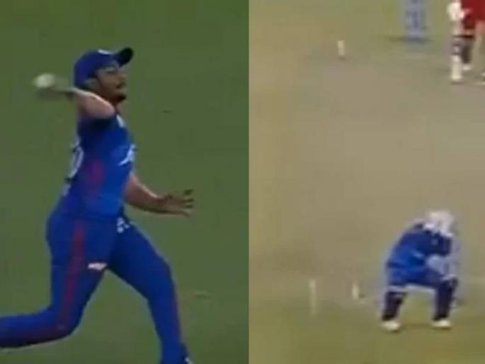 IPL 2021 Prithvi Shaw scares Rishabh Pant with a wayward throw in the match between DC and PBKS | IPL 2021: पृथ्वी शॉच्या 'थ्रो'नं रिषभ पंत घाबरला, डोक्यावर हात धरुन खालीच बसला!, पाहा VIDEO