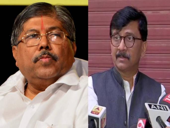 bjp leader chandrakant patil slams shivsena mp sanjay raut | …तर बाळासाहेब ठाकरे वरुन संजय राऊतांच्या थोबाडीत मारतील; चंद्रकांत पाटील यांचं सणसणीत प्रत्युत्तर