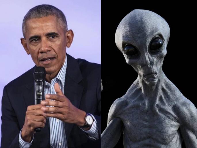 Barack Obama Says Proof Of Aliens and Ufo Will Lead To New Religions And Military Spending | एलियन्स असतील तर नवे धर्म उदयास येतील, शस्त्रास्त्रांवर वारेमाप खर्च होईल: बराक ओबामा Barack Obama Says Proof Of Aliens and Ufo Will Lead To New Religions And Military Spending | एलियन्स असतील तर नवे धर्म उदयास येतील, शस्त्रास्त्रांवर वारेमाप खर्च होईल: बराक ओबामा