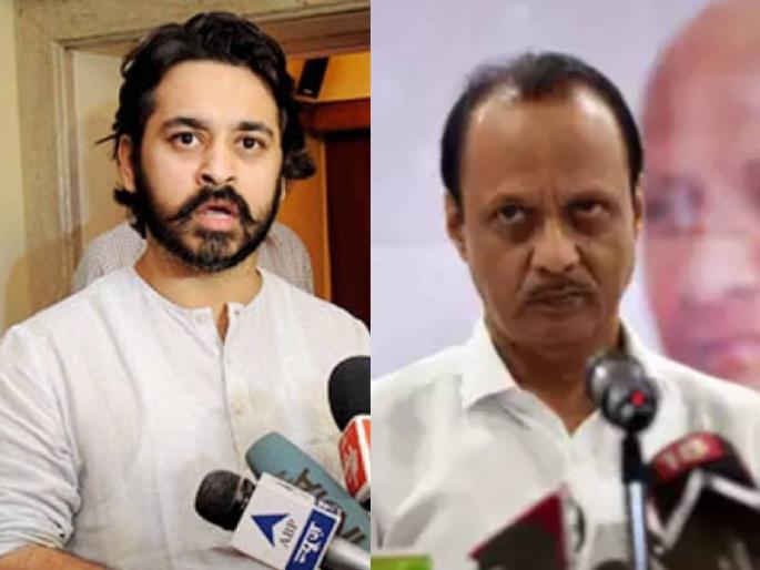 bjp nilesh rane take a dig at ajit pawar over maratha reservation | 'अजितदादा पहाटेच्या शपथविधीनंतर पवारांनी घरी घेतलं नसतं तर...'; निलेश राणेंचा हल्लाबोल