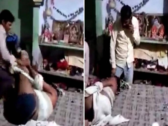 woman brother beat up brother in law video viral police case bharatpur rajasthan | बहिणीला मारहाण करायचा पती; भावांनी कपडे फाटेपर्यंत धू धू धुतलं; रुग्णालयात दाखल करावं लागलं woman brother beat up brother in law video viral police case bharatpur rajasthan | बहिणीला मारहाण करायचा पती; भावांनी कपडे फाटेपर्यंत धू धू धुतलं; रुग्णालयात दाखल करावं लागलं
