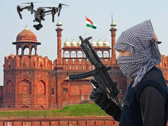 Terrorist attack alert before 15 august in delhi security tight at red fort or other places | दिल्लीत १५ ऑगस्टपूर्वी दहशतवादी हल्ल्याची शक्यता, अलर्ट जारी!; लाल किल्ल्यावर ४ अँटी ड्रोन यंत्रणा सज्ज
