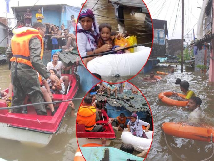 hundreds of people suffers in ulhasnagar after river water entered in home due to heavy rain | सगळंच गेलं की हो! आता जगायचं कसं ते सांगा?; उल्हासनगरातील बेहाल पुरग्रस्तांचा सवाल