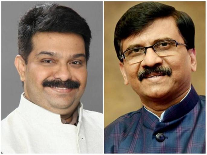 shiv sena mp sanjay raut hits back at bjp mla prasad lad for his controversial statement about shiv sena bhavan | 'शिवसेना भवन फोडू' म्हणणाऱ्या प्रसाद लाड यांना राऊतांचं प्रत्युत्तर; 'पातळी' दाखवत सणसणीत टोला shiv sena mp sanjay raut hits back at bjp mla prasad lad for his controversial statement about shiv sena bhavan | 'शिवसेना भवन फोडू' म्हणणाऱ्या प्रसाद लाड यांना राऊतांचं प्रत्युत्तर; 'पातळी' दाखवत सणसणीत टोला