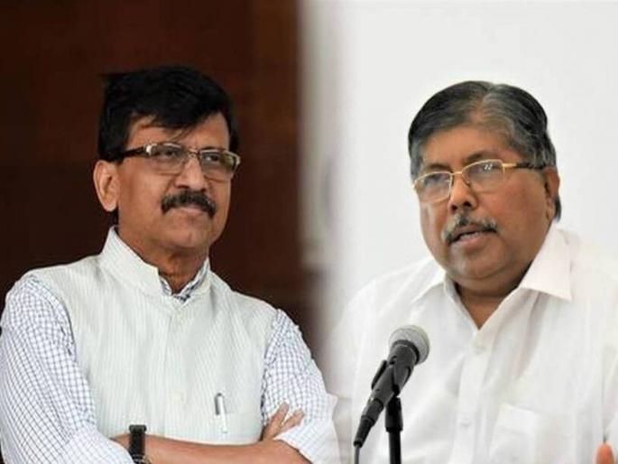 shiv sena mp sanjay raut hits back at bjp leader chandrakant patil | मला माजी मंत्री म्हणू नका, म्हणणाऱ्या चंद्रकांत पाटलांना राऊतांचा फोन; म्हणाले... shiv sena mp sanjay raut hits back at bjp leader chandrakant patil | मला माजी मंत्री म्हणू नका, म्हणणाऱ्या चंद्रकांत पाटलांना राऊतांचा फोन; म्हणाले...
