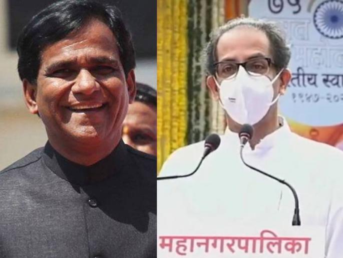 Raosaheb Danve sought support from Chief Minister Thackeray for mumbai nagpur bullet train | Uddhav Thackeray: रावसाहेब दानवेंनी भर सभेत मुख्यमंत्री ठाकरेंकडे पाठिंबा मागितला, उद्धव ठाकरेंनी शब्दच दिला! Raosaheb Danve sought support from Chief Minister Thackeray for mumbai nagpur bullet train | Uddhav Thackeray: रावसाहेब दानवेंनी भर सभेत मुख्यमंत्री ठाकरेंकडे पाठिंबा मागितला, उद्धव ठाकरेंनी शब्दच दिला!