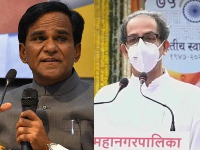 Congress cause a lot of trouble let talk says uddhav thackeray claims Raosaheb Danve | मुख्यमंत्री ठाकरे भर सभेत माझ्या कानात म्हणाले, 'काँग्रेसवाले खूप त्रास देतात... आपण बसून बोलू'; रावसाहेब दानवेंचा मोठा दावा Congress cause a lot of trouble let talk says uddhav thackeray claims Raosaheb Danve | मुख्यमंत्री ठाकरे भर सभेत माझ्या कानात म्हणाले, 'काँग्रेसवाले खूप त्रास देतात... आपण बसून बोलू'; रावसाहेब दानवेंचा मोठा दावा