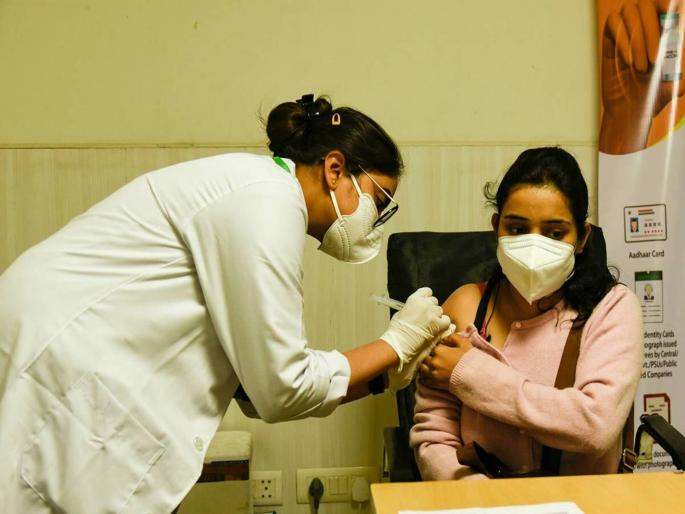 India completes over 2 crore COVID 19 vaccinations on PM Modis birthday | पंतप्रधान मोदींच्या वाढदिवशी लसीकरणाचा नवा विक्रम; पहिल्यांदाच देण्यात आले २ कोटी डोस India completes over 2 crore COVID 19 vaccinations on PM Modis birthday | पंतप्रधान मोदींच्या वाढदिवशी लसीकरणाचा नवा विक्रम; पहिल्यांदाच देण्यात आले २ कोटी डोस