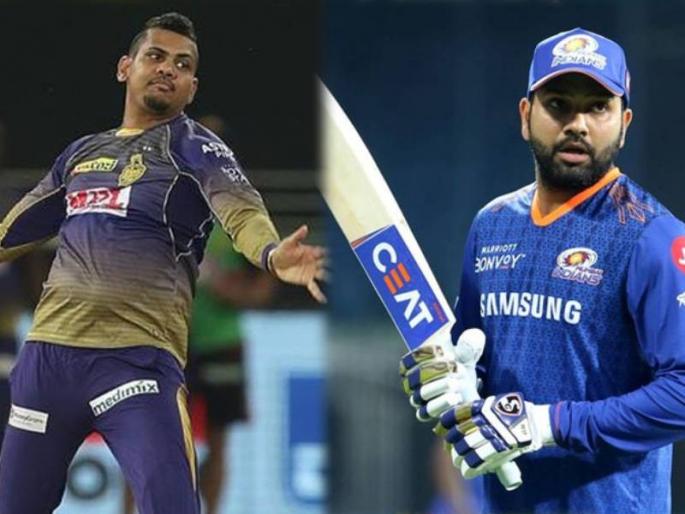 IPL 2021 KKR star Sunil Narine pleased to get key wicket of Mumbai captain Rohit Sharma | IPL 2021: एक ही मारा, पर सॉलिड मारा; सुनील नरेननं नोंदवला अनोखा विक्रम