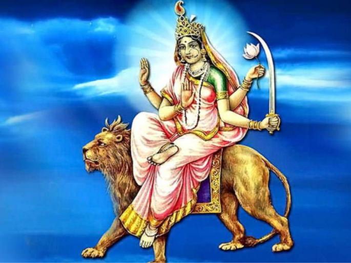 Navratri 2021: Goddess Katyayani gives darshan to the one who surrenders perfectly; Read her glory! | Navratri 2021 : परिपूर्ण आत्मसमर्पण करणाऱ्याला देवी कात्यायनी दर्शन देतेच; वाचा तिचा महिमा! Navratri 2021: Goddess Katyayani gives darshan to the one who surrenders perfectly; Read her glory! | Navratri 2021 : परिपूर्ण आत्मसमर्पण करणाऱ्याला देवी कात्यायनी दर्शन देतेच; वाचा तिचा महिमा!