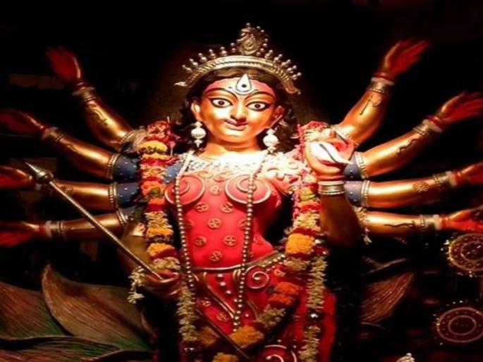Durga murti made of 25 kg chocolate in kolkata Burj Khalifa Pandal | Kolkata Burj Khalifa Pandal: चॉकलेटच्या देवीचं आज दुधात विसर्जन होणार, मिल्कशेक करुन चिमुकल्यांना वाटणार! Durga murti made of 25 kg chocolate in kolkata Burj Khalifa Pandal | Kolkata Burj Khalifa Pandal: चॉकलेटच्या देवीचं आज दुधात विसर्जन होणार, मिल्कशेक करुन चिमुकल्यांना वाटणार!