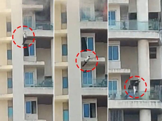Fire In Mumbai huge fire in 60 storey One Avighna Park building one fell to his death | Fire In Mumbai: आगीपासून वाचण्यासाठी खिडकीबाहेर आला, १९व्या मजल्यावरून पडून जीव गमावला! Fire In Mumbai huge fire in 60 storey One Avighna Park building one fell to his death | Fire In Mumbai: आगीपासून वाचण्यासाठी खिडकीबाहेर आला, १९व्या मजल्यावरून पडून जीव गमावला!