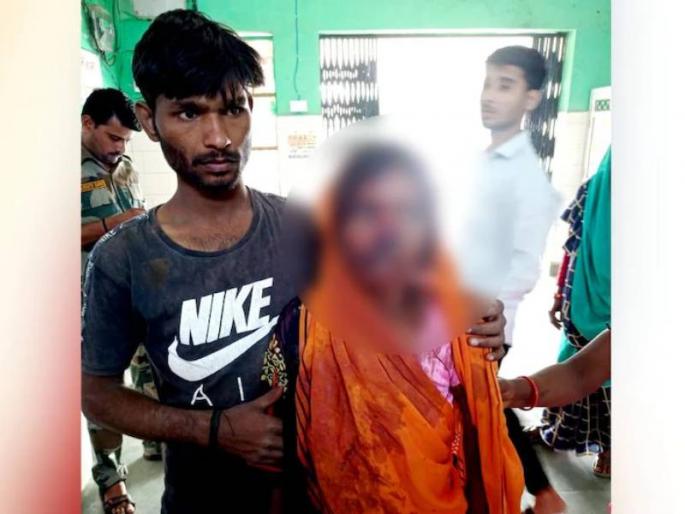 husband cut off wife nose domestic violence harassment in laws shivpuri | धक्कादायक! सासऱ्यानं पकडलं, सासूनं ब्लेड आणून दिलं अन् पतीनं पत्नीचं नाक छाटलं husband cut off wife nose domestic violence harassment in laws shivpuri | धक्कादायक! सासऱ्यानं पकडलं, सासूनं ब्लेड आणून दिलं अन् पतीनं पत्नीचं नाक छाटलं