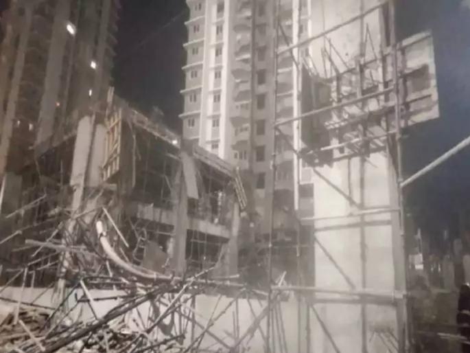 12 injured after slab of under construction building collapses in Pune | पुण्यात निर्माणाधीन इमारतीचा स्लॅब कोसळून १२ जण जखमी; ६ जणांची प्रकृती गंभीर 12 injured after slab of under construction building collapses in Pune | पुण्यात निर्माणाधीन इमारतीचा स्लॅब कोसळून १२ जण जखमी; ६ जणांची प्रकृती गंभीर