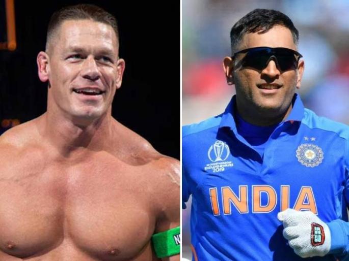 WWE Superstar John Cena Shares MS Dhoni's Photo on Instagram | WWE सुपरस्टार जॉन सिनानं शेअर केला महेंद्रसिंग धोनीचा फोटो!, कमेंट्सचा नुसता पाऊस