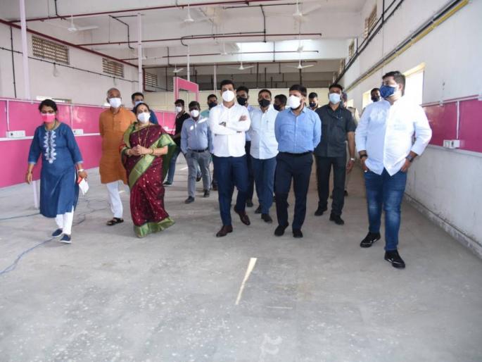 Vibha covid Hospital of 531 beds in Dombivali ready Facilitate before the third wave Inspection by MP MLA and Commissioner | डोंबिवलीतील ५३१ बेडचे विभा कोविड रुग्णालय सज्ज! तिसऱ्या लाटेच्या आधीच सुविधा तयार; खासदार, आमदार आणि आयुक्तांनी केली पाहणी