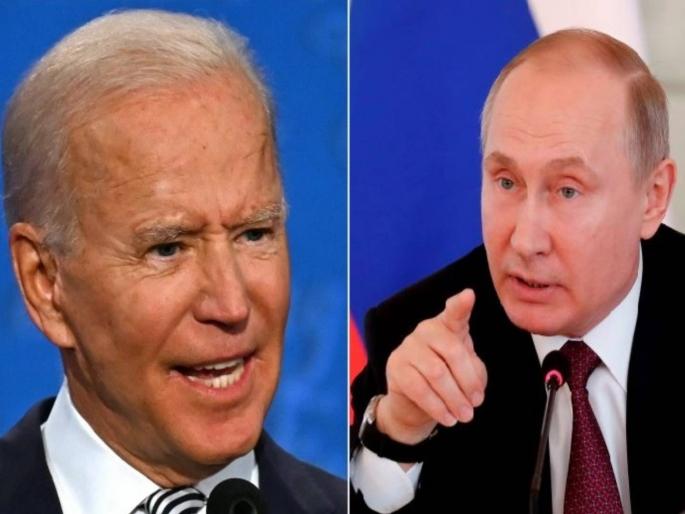 Russia vs Ukraine War Biden bans US imports of Russian oil and gas | Russia vs Ukraine War: अमेरिकेचा पुतीन यांना मोठा धक्का; रशियाच्या नाकेबंदीसाठी मोठा निर्णय घेतला Russia vs Ukraine War Biden bans US imports of Russian oil and gas | Russia vs Ukraine War: अमेरिकेचा पुतीन यांना मोठा धक्का; रशियाच्या नाकेबंदीसाठी मोठा निर्णय घेतला
