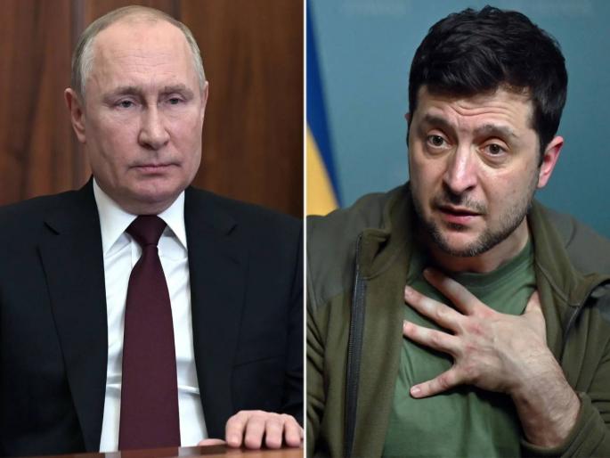 Russia vs Ukraine War: No surrender, Russian troops should lay down arms! Jelensky changed tunes; Will the war escalate further? | Russia vs Ukraine War: आम्ही शेवटपर्यंत...; युक्रेनच्या अध्यक्षांचा पवित्रा अचानक बदलला, युद्ध आणखी पेटणार? Russia vs Ukraine War: No surrender, Russian troops should lay down arms! Jelensky changed tunes; Will the war escalate further? | Russia vs Ukraine War: आम्ही शेवटपर्यंत...; युक्रेनच्या अध्यक्षांचा पवित्रा अचानक बदलला, युद्ध आणखी पेटणार?