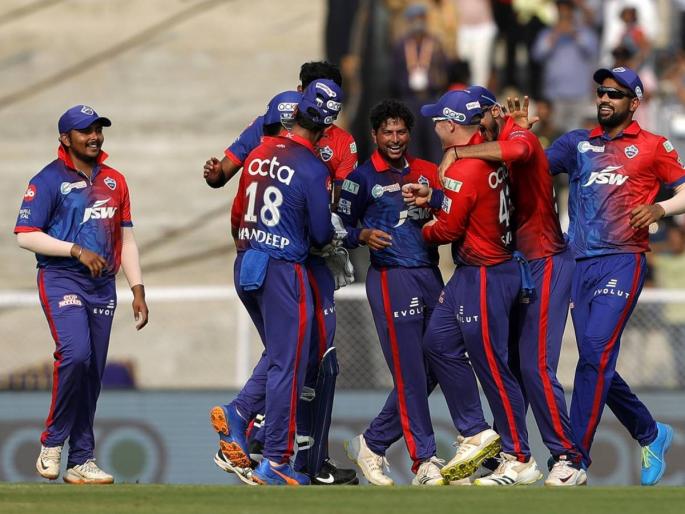 IPL 2022 Delhi Capitals charge stuns Kolkata Knight Riders | दिल्लीचा कोलकाताला दणका,पृथ्वी-वॉर्नर यांच्यानंतर कुलदीपने घेतली रायडर्सची फिरकी