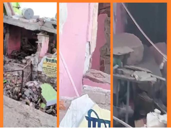 baran house collapsed due to explosives in baran doctor dies 2 women injured shocking incident in kasbathana area | घरात ठेवला होता स्फोटकांचा साठा; मध्यरात्री जोरदार स्फोट; डॉक्टरांचा मृत्यू, पत्नी जखमी baran house collapsed due to explosives in baran doctor dies 2 women injured shocking incident in kasbathana area | घरात ठेवला होता स्फोटकांचा साठा; मध्यरात्री जोरदार स्फोट; डॉक्टरांचा मृत्यू, पत्नी जखमी
