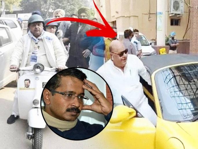 Aap Mla From Ludhiana West Gurpreet Gogi Reaches Office In Crore Porch Video Viral Bjp Attacks | आम आदमी? उमेदवारी अर्ज भरायला स्कूटरवरून, आमदार होताच फिरताहेत २ कोटींच्या कारमधून Aap Mla From Ludhiana West Gurpreet Gogi Reaches Office In Crore Porch Video Viral Bjp Attacks | आम आदमी? उमेदवारी अर्ज भरायला स्कूटरवरून, आमदार होताच फिरताहेत २ कोटींच्या कारमधून