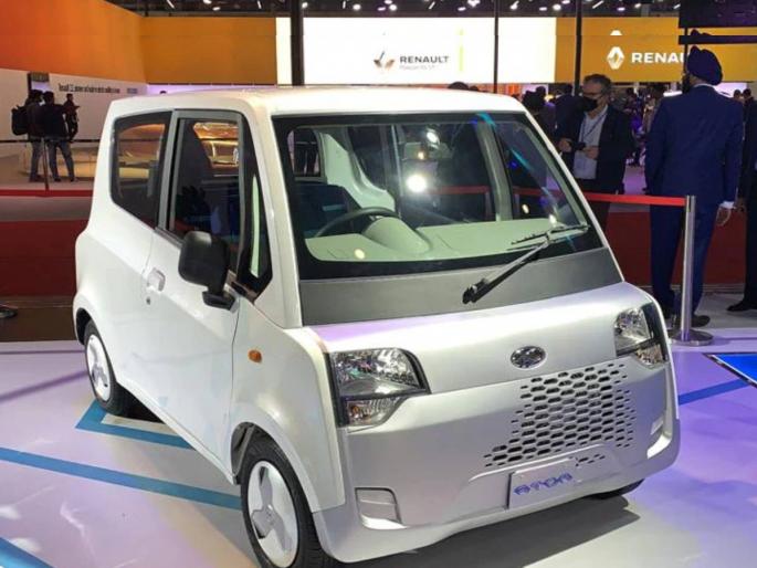 mahindra to launch most affordable small size electric car in india named atom | Mahindra आणतेय सर्वात स्वस्त इलेक्ट्रीक कार, किंमत ऐकून तुम्हीही म्हणाल...मस्तच! mahindra to launch most affordable small size electric car in india named atom | Mahindra आणतेय सर्वात स्वस्त इलेक्ट्रीक कार, किंमत ऐकून तुम्हीही म्हणाल...मस्तच!