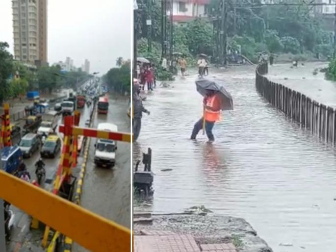 Mumbai city and suburbs are very likely to experience intense spells of rainfall during next 3 to 4 hours local updates | अलर्ट! मुंबईकरांनो सावधान, पुढील ३ तासांत अतिमुसळधार पावसाचा इशारा, रेल्वे ट्रॅक पाण्याखाली Mumbai city and suburbs are very likely to experience intense spells of rainfall during next 3 to 4 hours local updates | अलर्ट! मुंबईकरांनो सावधान, पुढील ३ तासांत अतिमुसळधार पावसाचा इशारा, रेल्वे ट्रॅक पाण्याखाली