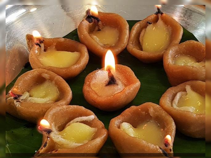 Deep Amavasya 2022: On Deep Amavasya, don't forget to keep a dough lamp in the south direction of the house for ancestor! | Deep Amavasya 2022: दीप अमावस्येला पितरांसाठी घराच्या दक्षिण दिशेला न विसरता ठेवा कणकेचा एक दिवा! Deep Amavasya 2022: On Deep Amavasya, don't forget to keep a dough lamp in the south direction of the house for ancestor! | Deep Amavasya 2022: दीप अमावस्येला पितरांसाठी घराच्या दक्षिण दिशेला न विसरता ठेवा कणकेचा एक दिवा!