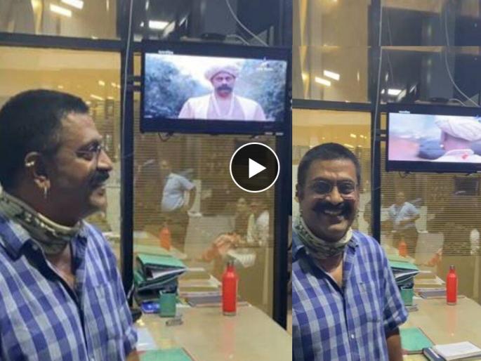 coincidence pawankhind movie at pune airport and Baji Prabhu actor ajay purkar arrived watch video here | VIDEO: 'पावन' योगायोग! पुणे विमानतळावर 'पावनखिंड' सिनेमा सुरू होता अन् पोहोचले 'बाजीप्रभू' coincidence pawankhind movie at pune airport and Baji Prabhu actor ajay purkar arrived watch video here | VIDEO: 'पावन' योगायोग! पुणे विमानतळावर 'पावनखिंड' सिनेमा सुरू होता अन् पोहोचले 'बाजीप्रभू'