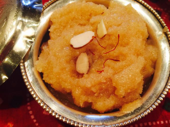 Shravan Purnima 2022: On Shravan Purnima show the offering of Prasad to Mother Lakshmi and distribute it! | Shravan Purnima 2022: श्रावण पौर्णिमेला लक्ष्मी मातेला दाखवा शिऱ्याचा नैवेद्य आणि करा त्याचे वाटप! Shravan Purnima 2022: On Shravan Purnima show the offering of Prasad to Mother Lakshmi and distribute it! | Shravan Purnima 2022: श्रावण पौर्णिमेला लक्ष्मी मातेला दाखवा शिऱ्याचा नैवेद्य आणि करा त्याचे वाटप!