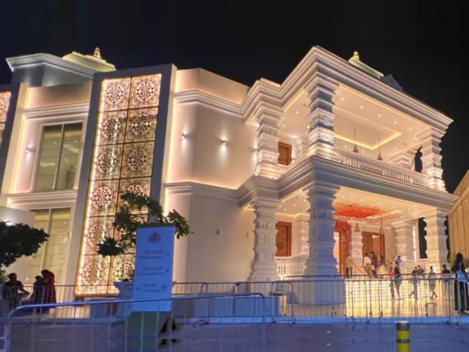 dubai hindu temple inauguration today all faiths people devotees entry from 5 october | दुबईत आज भव्य मंदिर खुलं होणार, १६ देवी-देवतांच्या मूर्ती अन् एका वेळी हजारो लोक घेऊ शकणार दर्शन! dubai hindu temple inauguration today all faiths people devotees entry from 5 october | दुबईत आज भव्य मंदिर खुलं होणार, १६ देवी-देवतांच्या मूर्ती अन् एका वेळी हजारो लोक घेऊ शकणार दर्शन!