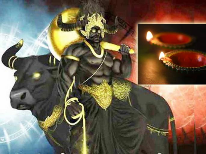 Diwali 2022 : If you want to avoid the fear of untimely death, according to scriptures, do 'this' one thing on the evening of Dhantrayodashi! | Diwali 2022 : अकाली मृत्यूचे भय टाळायचे असेल तर शास्त्रानुसार धनत्रयोदशीच्या संध्याकाळी करा 'हे' एक काम! Diwali 2022 : If you want to avoid the fear of untimely death, according to scriptures, do 'this' one thing on the evening of Dhantrayodashi! | Diwali 2022 : अकाली मृत्यूचे भय टाळायचे असेल तर शास्त्रानुसार धनत्रयोदशीच्या संध्याकाळी करा 'हे' एक काम!