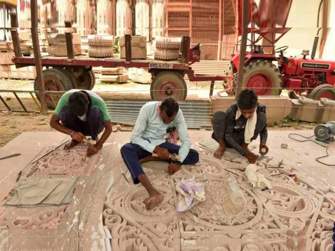 ram temple construction 42 doors will be made maharashtra teak wood | अयोध्येतील राम मंदिरासाठी दरवाजे महाराष्ट्रातून जाणार, सागवान लाकडी दरवाजे अन् कोरीव काम! ram temple construction 42 doors will be made maharashtra teak wood | अयोध्येतील राम मंदिरासाठी दरवाजे महाराष्ट्रातून जाणार, सागवान लाकडी दरवाजे अन् कोरीव काम!