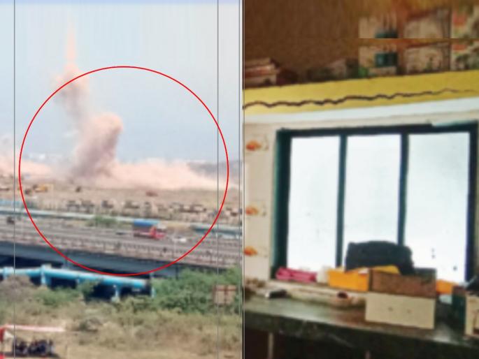 100 houses cracked due to blasting Work for Navi Mumbai Airport warning of agitation | ब्लास्टिंगमुळे १०० घरांना तडे! नवी मुंबई विमानतळासाठी काम, आंदोलनाचा दिला इशारा 100 houses cracked due to blasting Work for Navi Mumbai Airport warning of agitation | ब्लास्टिंगमुळे १०० घरांना तडे! नवी मुंबई विमानतळासाठी काम, आंदोलनाचा दिला इशारा