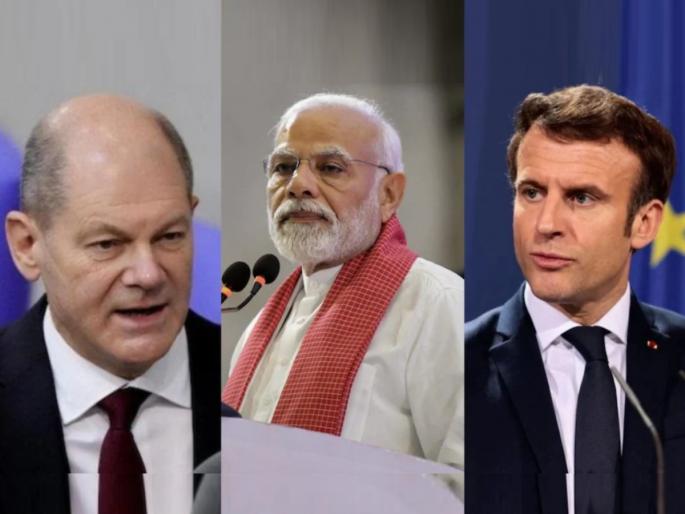 vvip visits in india germany chancellor olaf scholz french president emmanuel macron australian pm anthony albanese | जर्मनी, फ्रान्स अन् ऑस्ट्रेलियाच्या राष्ट्राध्यक्षांचा 'बॅक टू बॅक' दिल्ली दौरा, डिप्लोमसीच्या धर्तीवर भारताचा जबरदस्त प्लान! vvip visits in india germany chancellor olaf scholz french president emmanuel macron australian pm anthony albanese | जर्मनी, फ्रान्स अन् ऑस्ट्रेलियाच्या राष्ट्राध्यक्षांचा 'बॅक टू बॅक' दिल्ली दौरा, डिप्लोमसीच्या धर्तीवर भारताचा जबरदस्त प्लान!