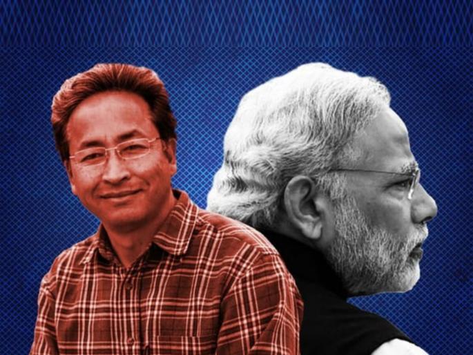 Ladakh Sonam Wangchuk to launch hunger strike demanding constitutional safeguards | उणे ४० डिग्रीमध्ये उपोषण, मोदीजी वाचलो तर भेटू! ‘थ्री इडियट्स’चे रिअल रँचो करणार पाच दिवसांचे उपोषण Ladakh Sonam Wangchuk to launch hunger strike demanding constitutional safeguards | उणे ४० डिग्रीमध्ये उपोषण, मोदीजी वाचलो तर भेटू! ‘थ्री इडियट्स’चे रिअल रँचो करणार पाच दिवसांचे उपोषण