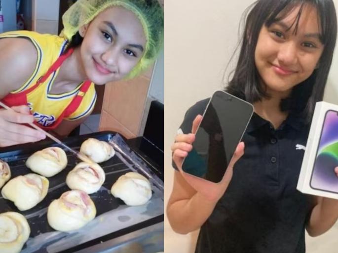12 year uae girl bought iphone 14 by selling breads in her school | अवघ्या १२ वर्षांच्या मुलीनं शाळेत ब्रेड विकून खरेदी केला iPhone 14, आता हे चांगलं की वाईट? 12 year uae girl bought iphone 14 by selling breads in her school | अवघ्या १२ वर्षांच्या मुलीनं शाळेत ब्रेड विकून खरेदी केला iPhone 14, आता हे चांगलं की वाईट?