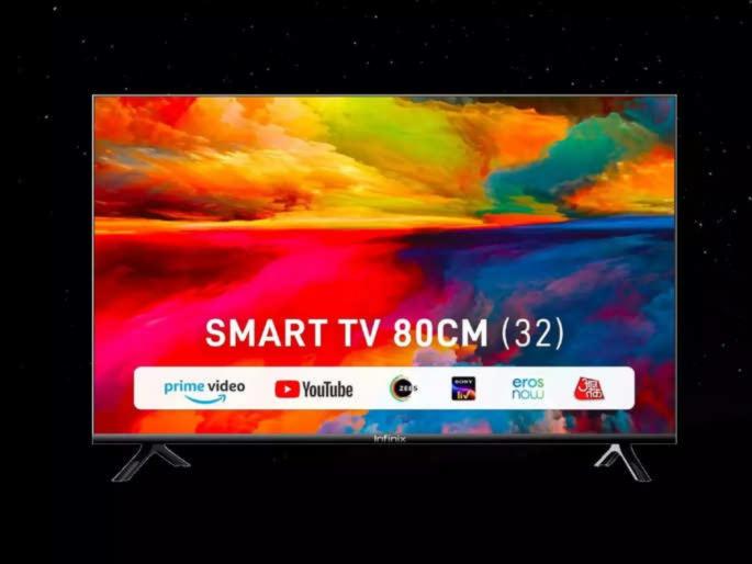 infinix 32 inch smart buy at just 1500 rupees online mrp 17 thousand | बंपर ऑफर! १७ हजाराचा 32 Inch Smart TV फक्त १५०० रुपयांना; खरेदीसाठी झुंबड infinix 32 inch smart buy at just 1500 rupees online mrp 17 thousand | बंपर ऑफर! १७ हजाराचा 32 Inch Smart TV फक्त १५०० रुपयांना; खरेदीसाठी झुंबड