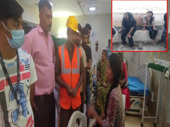 young two girls who jumped into the creek were saved by the fire brigade and local citizens in thane | अग्निशमन दलासह स्थानिक नागरिकांमुळे खाडीत उडी घेणाऱ्या तरुणी बचावल्या