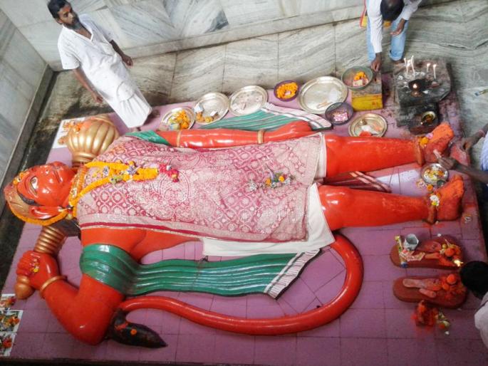The dormant statue of Hanuman, who is always ready to serve, reveals the story hidden in the Mahabharata! | नेहमी सेवातत्पर असणार्या हनुमानाची सुप्त स्थितीतील मूर्ति उलगडते महाभारतात दडलेली कथा! The dormant statue of Hanuman, who is always ready to serve, reveals the story hidden in the Mahabharata! | नेहमी सेवातत्पर असणार्या हनुमानाची सुप्त स्थितीतील मूर्ति उलगडते महाभारतात दडलेली कथा!
