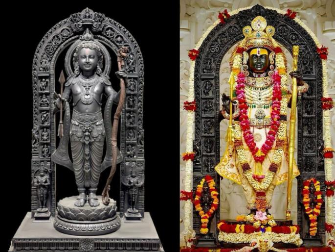 Ram Navami 2025: Why was the idol of Ram Lalla of Ayodhya made from Shaligram? Know the reason! | Ram Navami 2025: अयोध्येच्या रामललाची मूर्ति शाळिग्रामातूनच का साकारली? जाणून घ्या कारण! Ram Navami 2025: Why was the idol of Ram Lalla of Ayodhya made from Shaligram? Know the reason! | Ram Navami 2025: अयोध्येच्या रामललाची मूर्ति शाळिग्रामातूनच का साकारली? जाणून घ्या कारण!