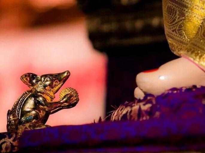 Bappa's mouse is actually a cursed Gandharva; The story of how he became a servant! | बाप्पाचा मूषक हा तर वास्तविक पाहता एक शापित गंधर्व; तो सेवक कसा बनला याची गोष्ट! Bappa's mouse is actually a cursed Gandharva; The story of how he became a servant! | बाप्पाचा मूषक हा तर वास्तविक पाहता एक शापित गंधर्व; तो सेवक कसा बनला याची गोष्ट!