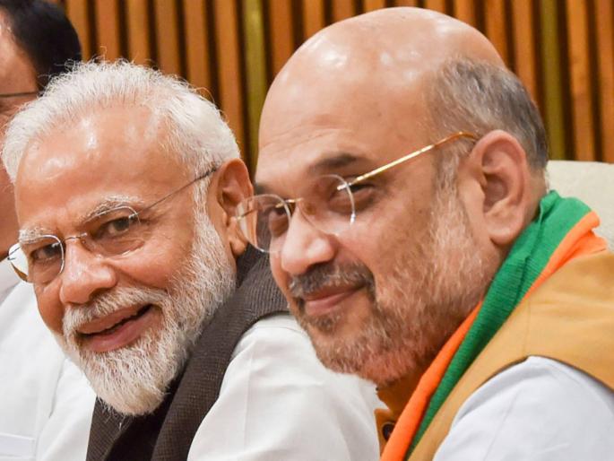 Home Minister Amit Shah to take additional charge of Ministry of Cooperation | महाराष्ट्रात काँग्रेसला धक्का देण्याची तयारी?; मोदींनी शहांवर सोपवली नवी जबाबदारी Home Minister Amit Shah to take additional charge of Ministry of Cooperation | महाराष्ट्रात काँग्रेसला धक्का देण्याची तयारी?; मोदींनी शहांवर सोपवली नवी जबाबदारी