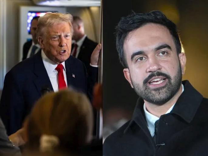 Donald Trump, raise voice a little, New York City, which gave birth to you...; Zohran Mamdani's direct warning to the President | ट्रम्प, थोडा आवाज वाढवा, ज्या न्यूयॉर्क शहराने तुम्हाला जन्माला घातले...; ममदानींचा राष्ट्राध्यक्षांना थेट इशारा Donald Trump, raise voice a little, New York City, which gave birth to you...; Zohran Mamdani's direct warning to the President | ट्रम्प, थोडा आवाज वाढवा, ज्या न्यूयॉर्क शहराने तुम्हाला जन्माला घातले...; ममदानींचा राष्ट्राध्यक्षांना थेट इशारा