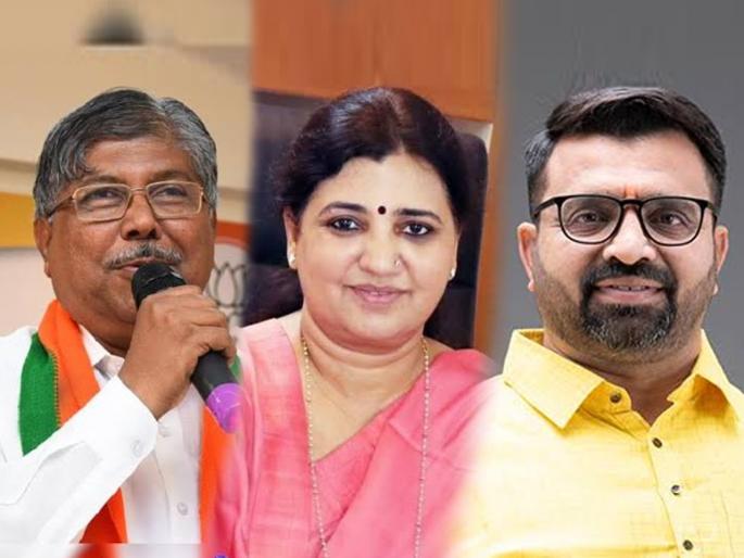 The names of Chandrakant Patil, Madhuri Misal and Mahesh Landage are being discussed | पुण्यातून मंत्रीपदासाठी चंद्रकांत पाटील, माधुरी मिसाळ, महेश लांडगे यांची नावे चर्चेत The names of Chandrakant Patil, Madhuri Misal and Mahesh Landage are being discussed | पुण्यातून मंत्रीपदासाठी चंद्रकांत पाटील, माधुरी मिसाळ, महेश लांडगे यांची नावे चर्चेत