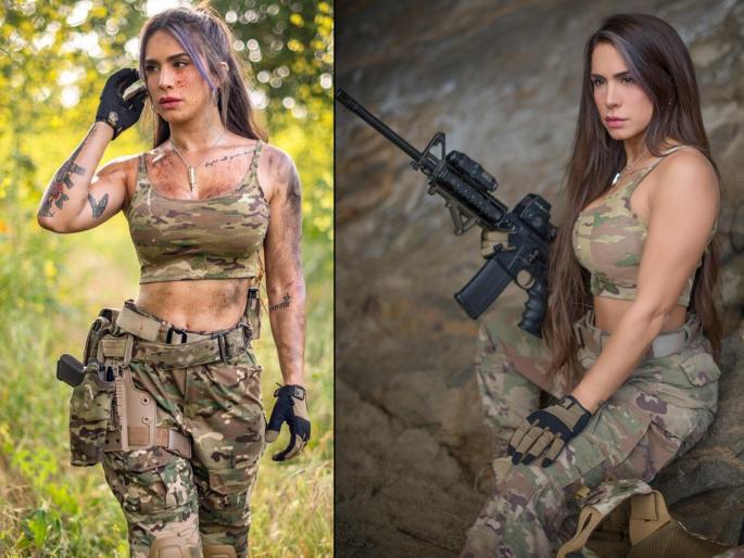 Orin Julie became star overnight now called as queen of guns | बंदुकीच्या गोळ्यांसोबत 'ती' अदांनीही करते घायाळ; इस्रायल आर्मीतील सैनिक झाली मॉडेल Orin Julie became star overnight now called as queen of guns | बंदुकीच्या गोळ्यांसोबत 'ती' अदांनीही करते घायाळ; इस्रायल आर्मीतील सैनिक झाली मॉडेल
